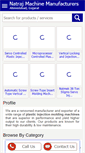 Mobile Screenshot of natrajinjectionmouldingmachine.com